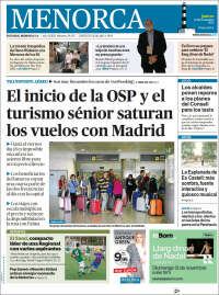 Portada de Menorca - Diario Insular (España)