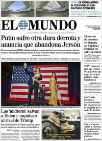 Portada de El Mundo (Espagne)