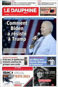 Portada de Le Dauphiné Libéré (France)