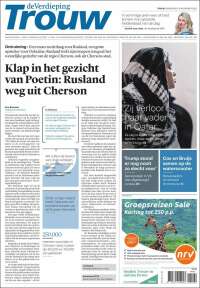 Portada de Trouw (Pays-Bas)