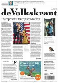 Portada de De Volkskrant (Países Bajos)