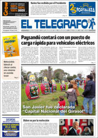 Portada de El Telégrafo (Uruguay)