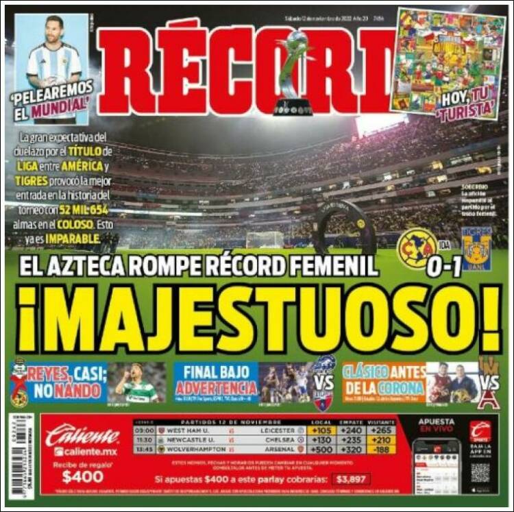 Portada de Record (México)
