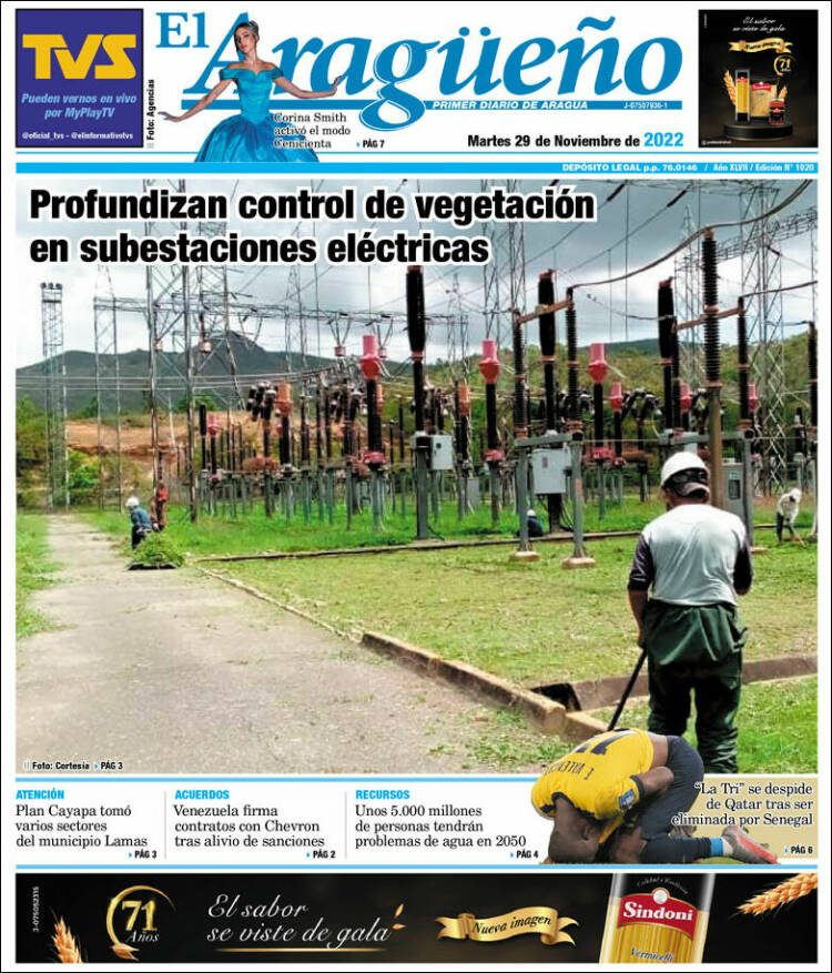 Portada de El Aragüeño (Venezuela)