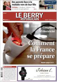 Portada de Berry Republicain (Francia)