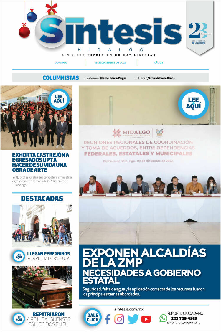 Portada de Sistesis - Hidalgo (México)