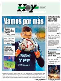 Portada de Diario Hoy (Argentina)