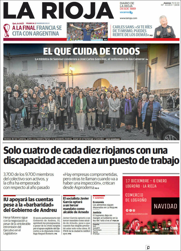 Portada de La Rioja (España)
