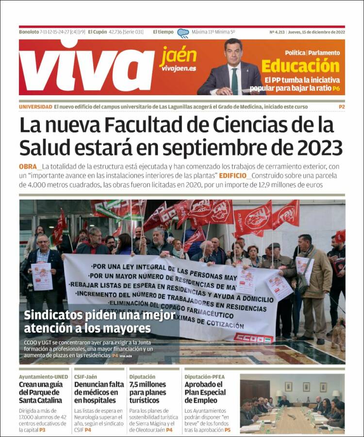 Portada de Viva Jaén (España)