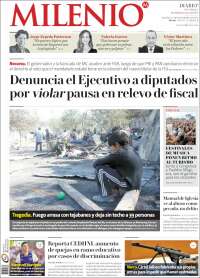 Portada de Milenio de Monterrey (Mexique)