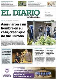 Portada de Diario de la República (Argentine)