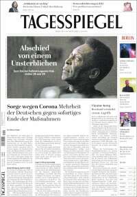 Portada de Der Tagesspiegel (Germany)