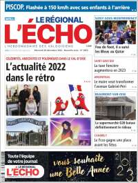 Portada de L'Echo de la Haute-Vienne (Francia)