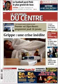 Portada de Le Journal du Centre (Francia)