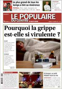 Portada de Le Populaire du Centre (Francia)