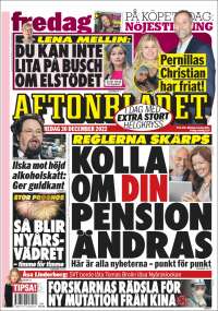 Portada de Aftonbladet (Suecia)