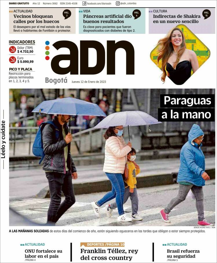 Portada de ADN - Bogotá (Colombia)