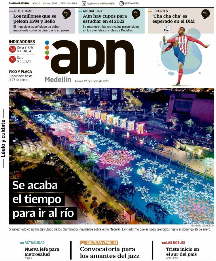 Portada de ADN - Medellín (Colombia)