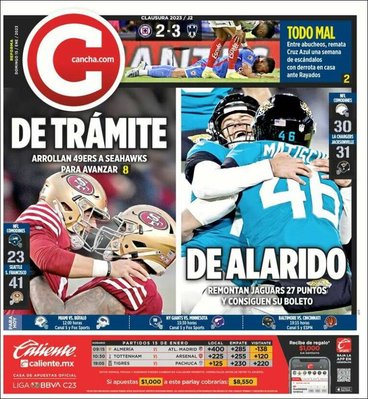 Portada de Cancha (México)