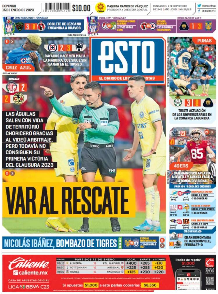 Portada de Esto (México)