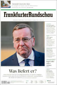 Portada de Frankfurter Rundschau (Alemania)