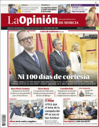 Portada de La Opinión de Murcia (España)