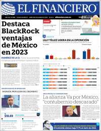 Portada de El Financiero (México)