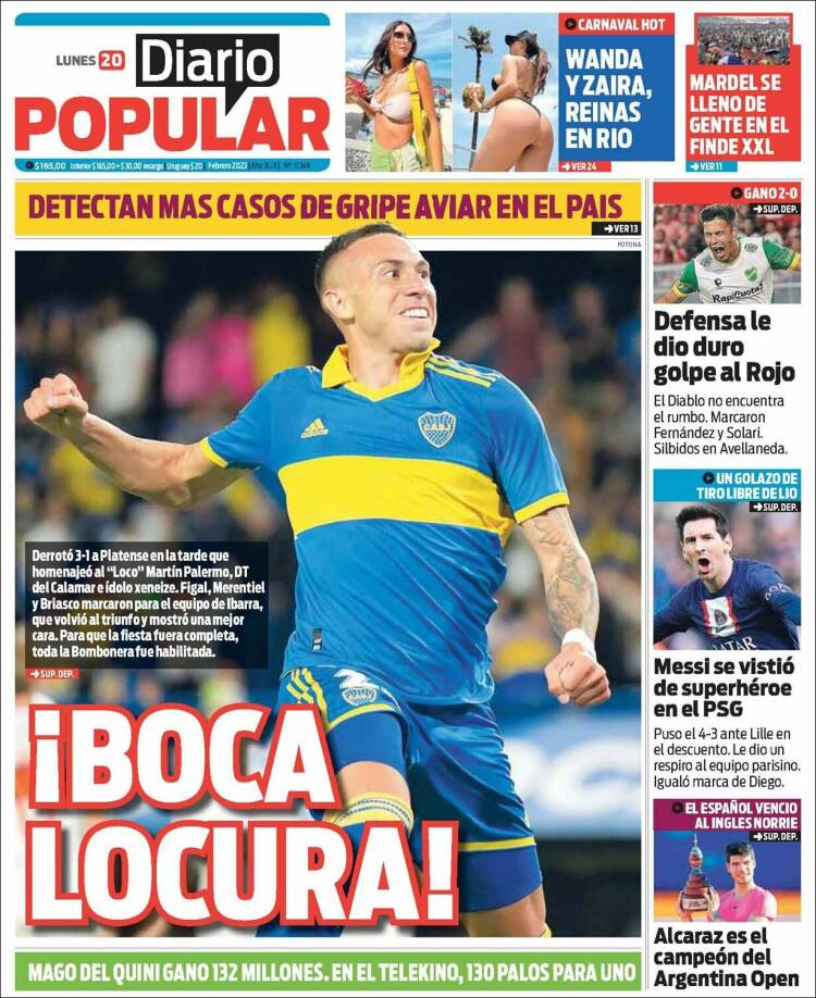 Portada de Diario Popular (Argentina)