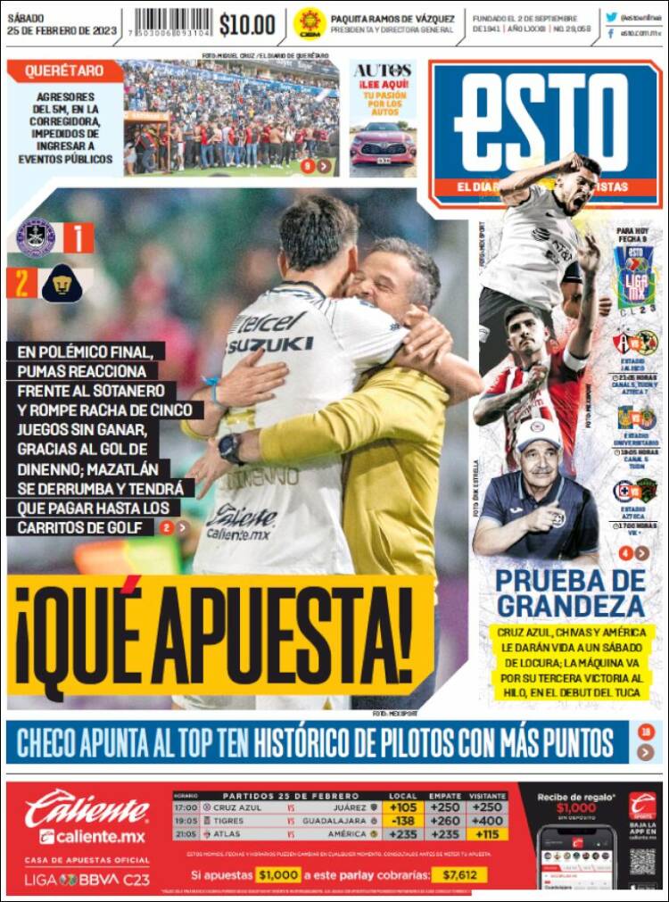 Portada de Esto (México)