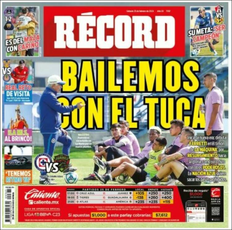 Portada de Record (México)