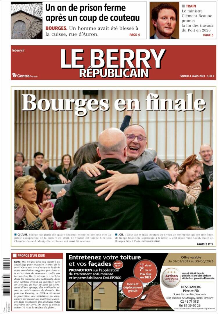Portada de Berry Republicain (France)