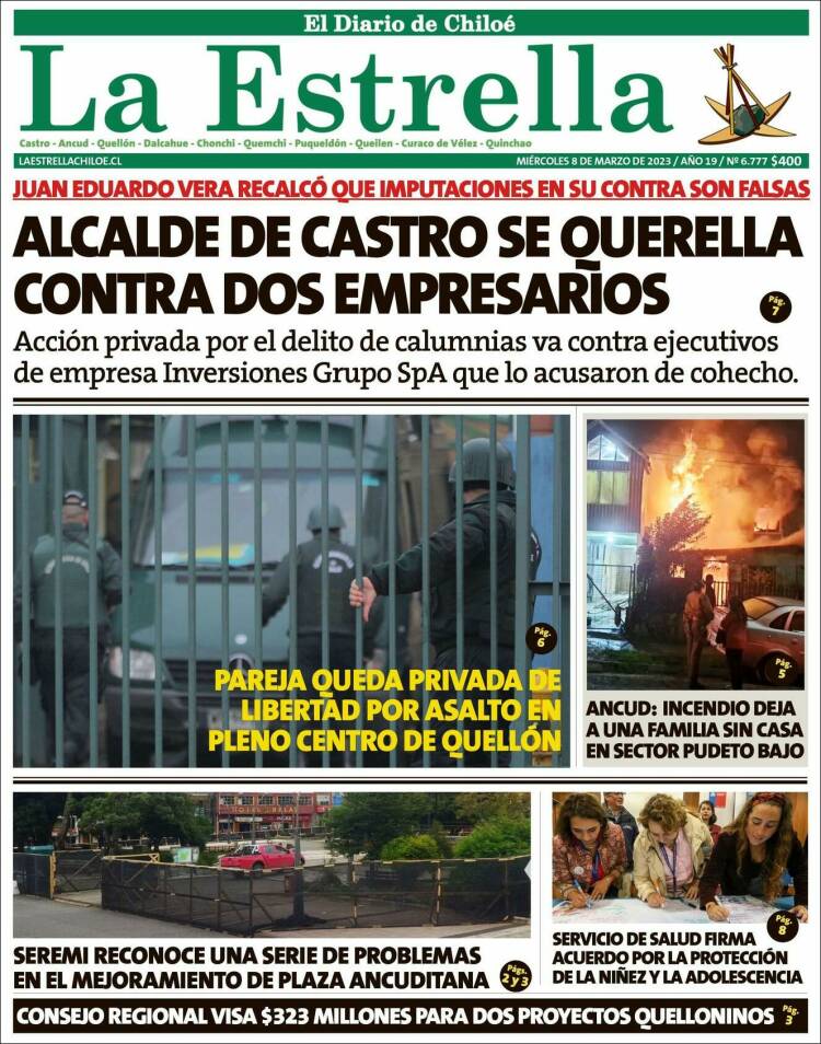 Portada de Estrella de Chiloé (Chile)