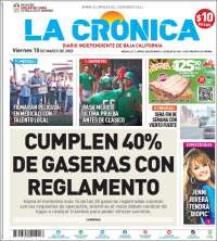 Portada de La Crónica de Baja California (México)