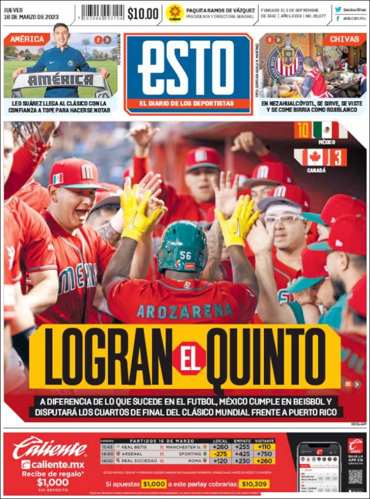 Portada de Esto (México)