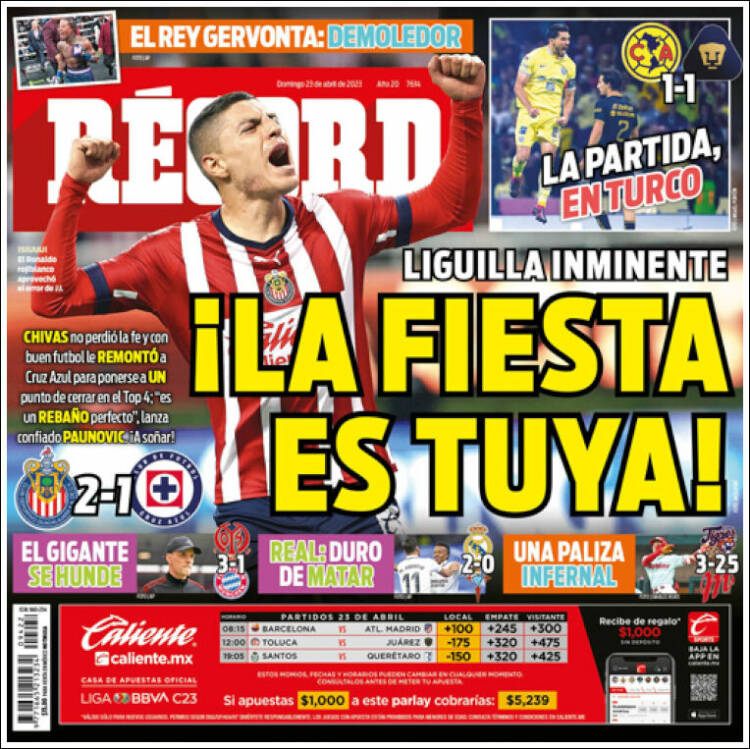 Portada de Record (México)