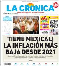 Portada de La Crónica de Baja California (México)