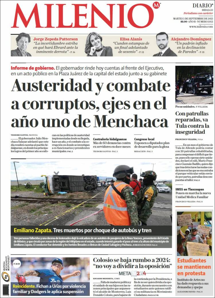 Portada de Milenio de Hidalgo (México)