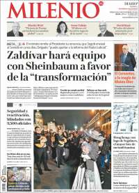 Portada de Milenio (México)