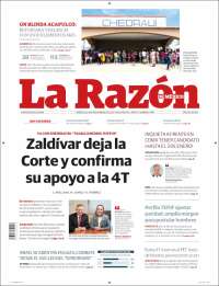 Portada de La Razón (México)