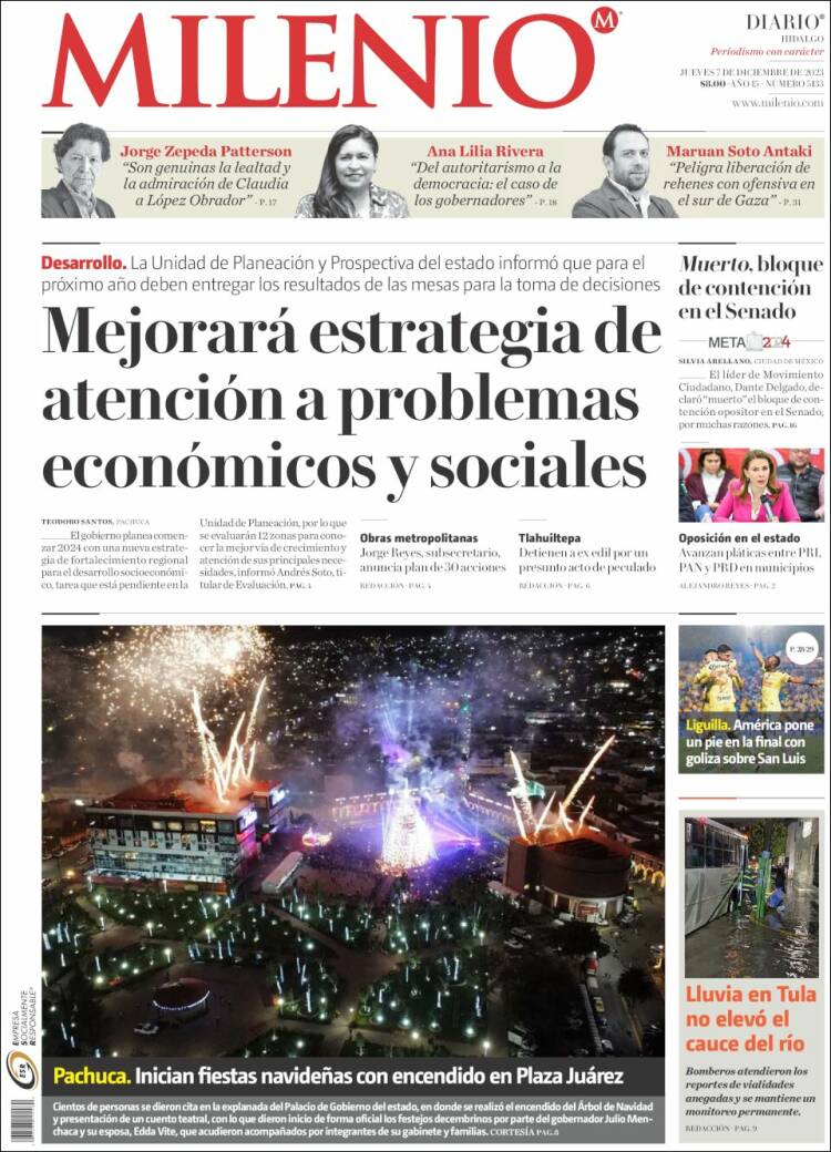 Portada de Milenio de Hidalgo (México)