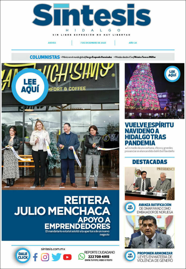 Portada de Sistesis - Hidalgo (México)
