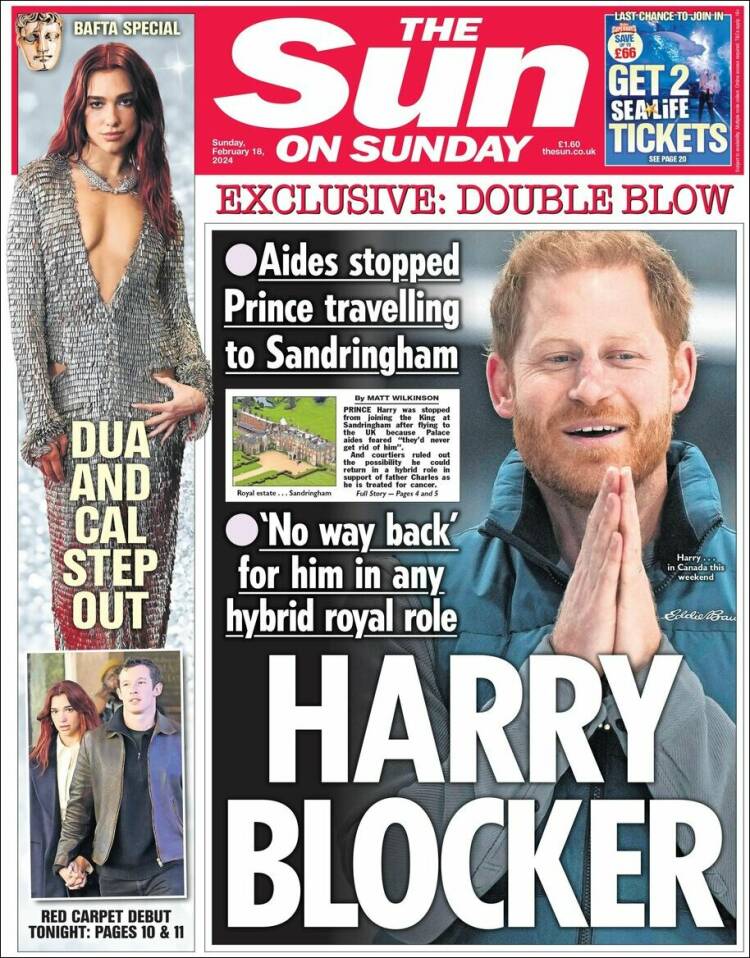 Portada de The Sun (United Kingdom)