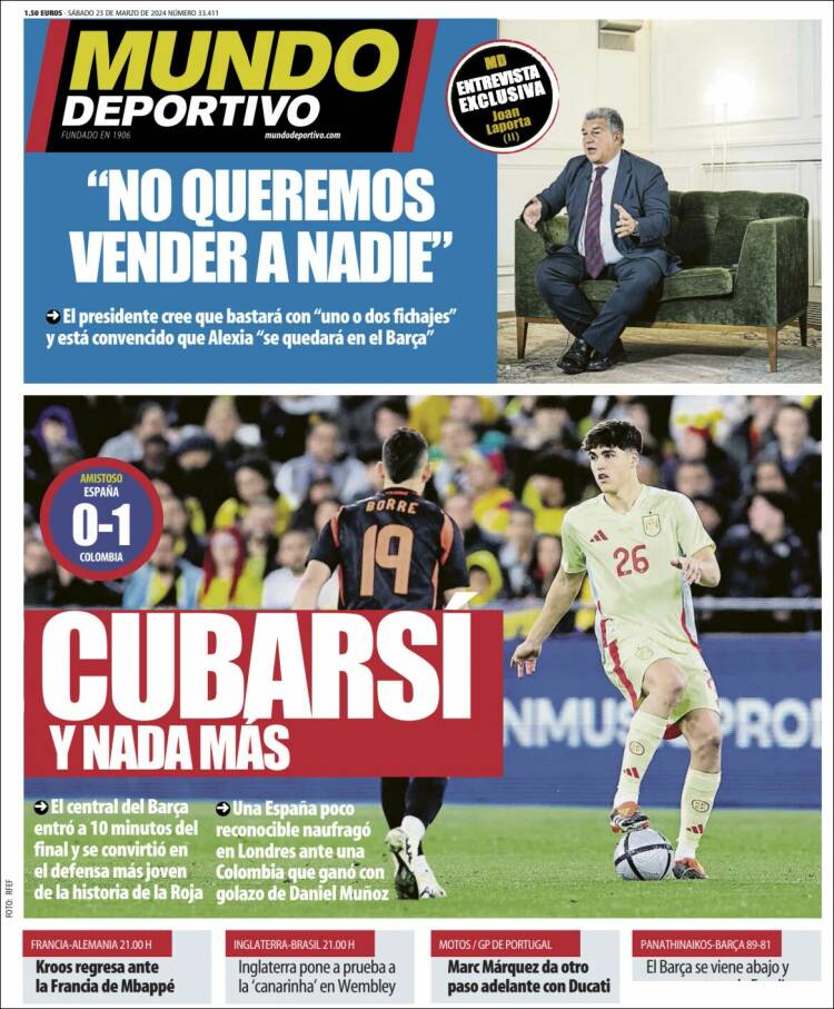 Portada de El Mundo Deportivo (España)
