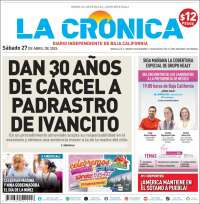 Portada de La Crónica de Baja California (México)