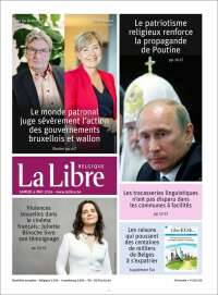 Portada de La Libre.be (Belgium)