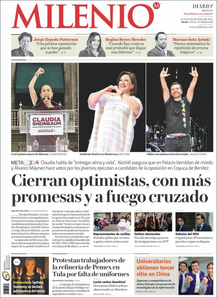 Portada de Milenio de Hidalgo (México)