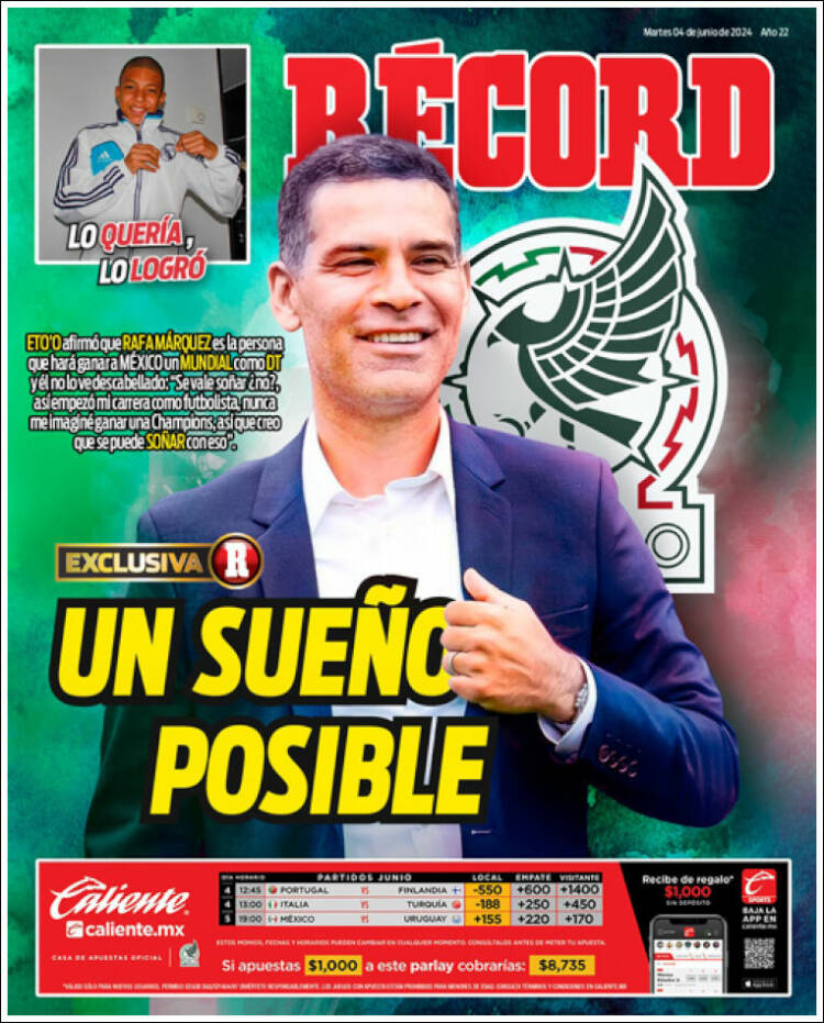 Portada de Record (México)
