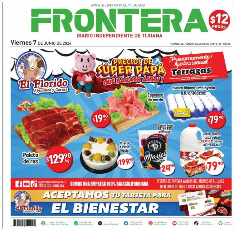 Portada de Frontera (México)