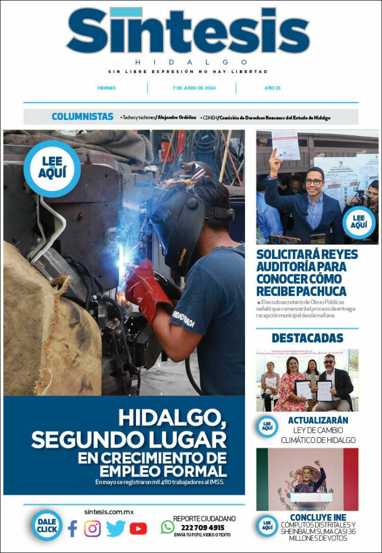 Portada de Sistesis - Hidalgo (México)