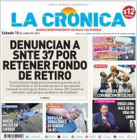 Portada de La Crónica de Baja California (México)